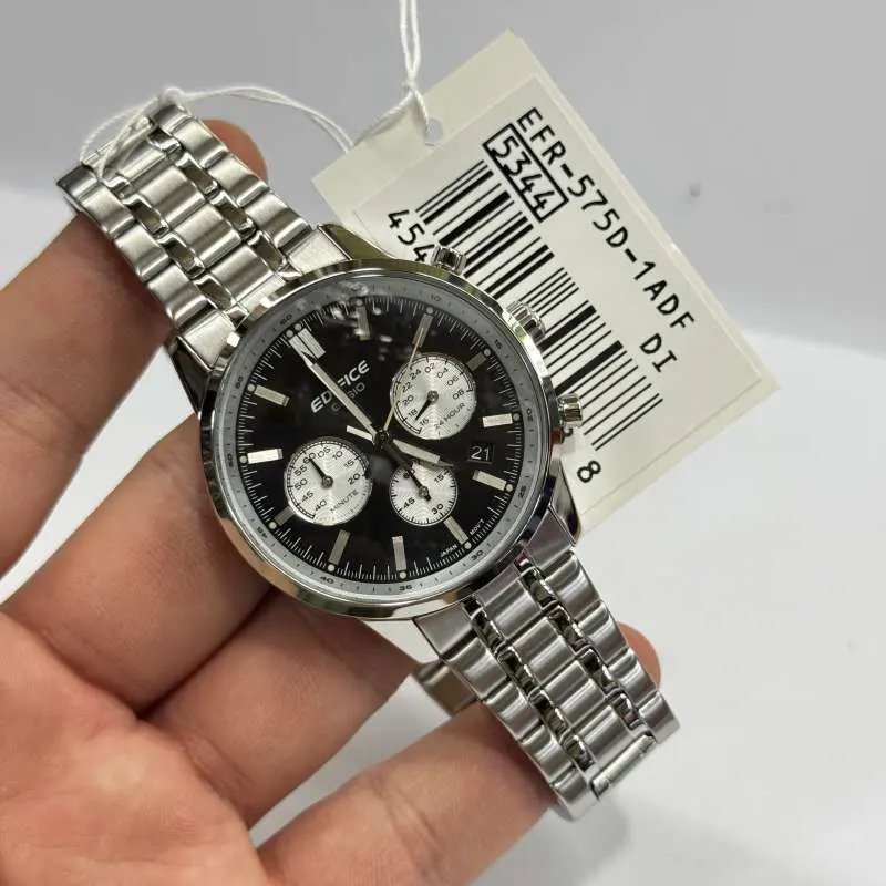Casio Edifice Sporty chronograph Black Dial Men's Watch- EFR-575D-1A